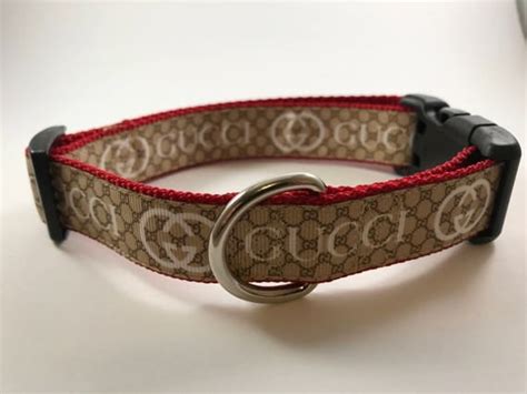 gucci red and green dog collar|designer dog collars small dogs.